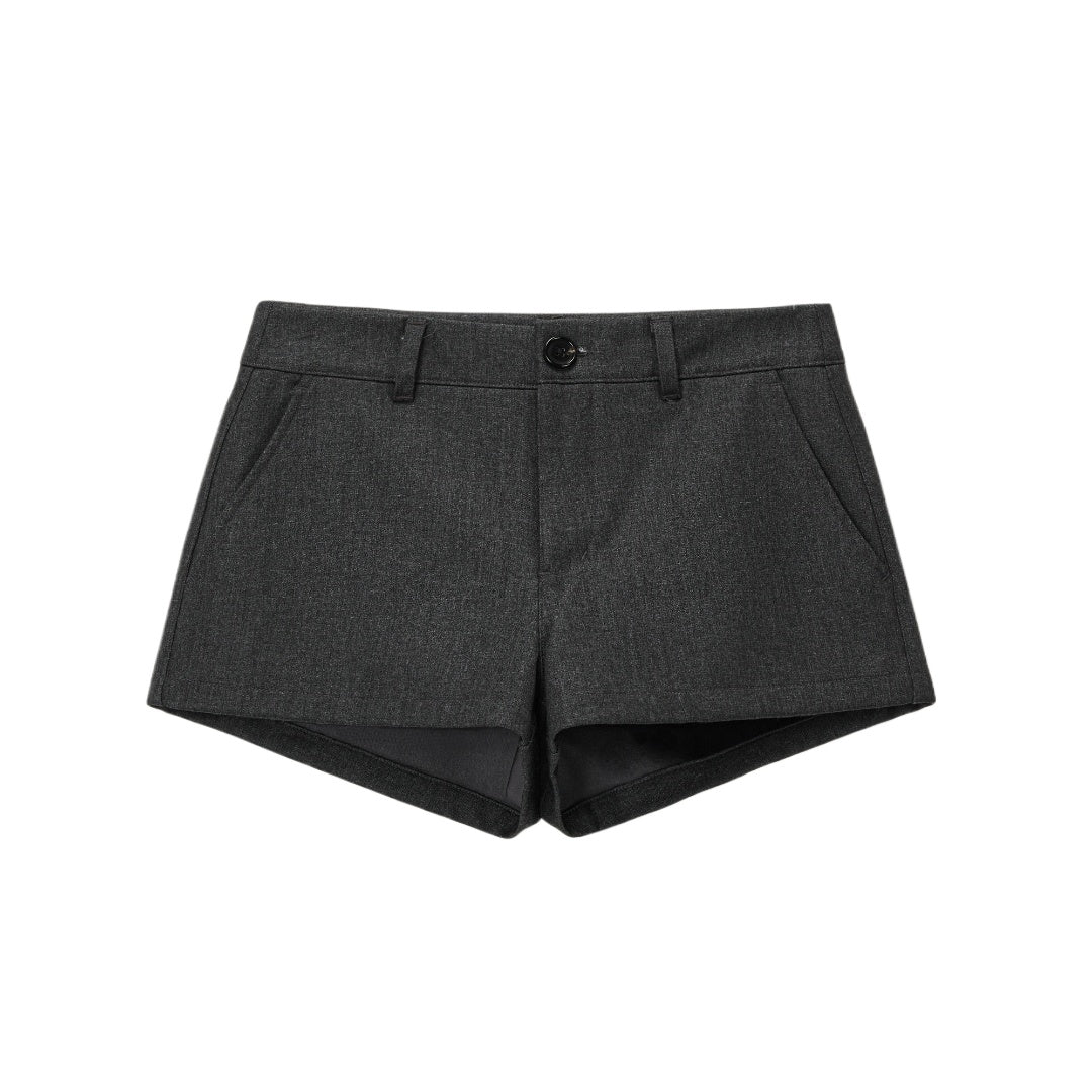 Mid-Rise Dress Shorts