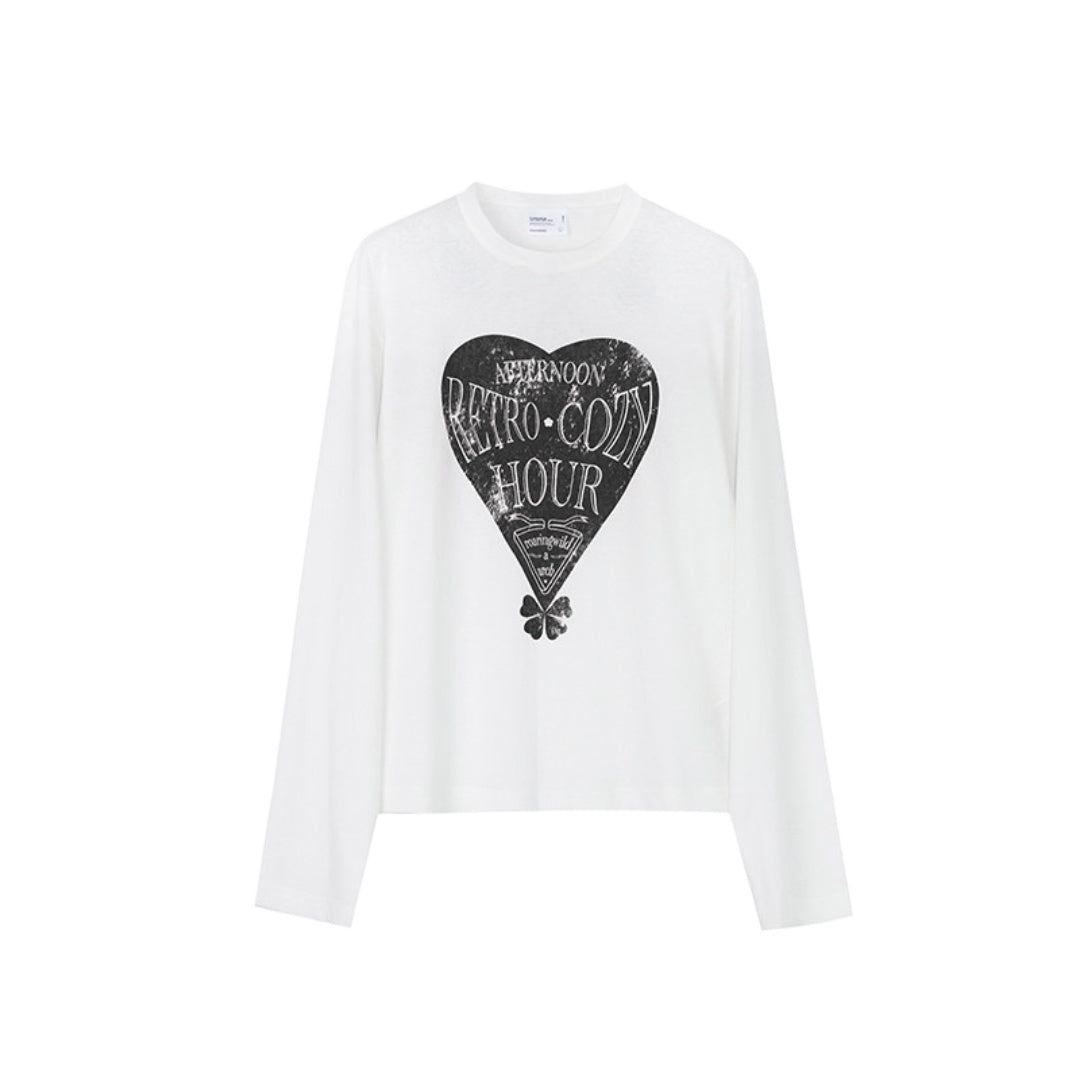 Printed Couple Matching Long Sleeve T-Shirt