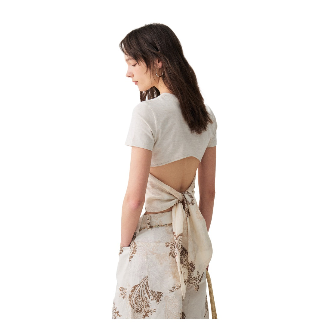 Tie-Back T-Shirt