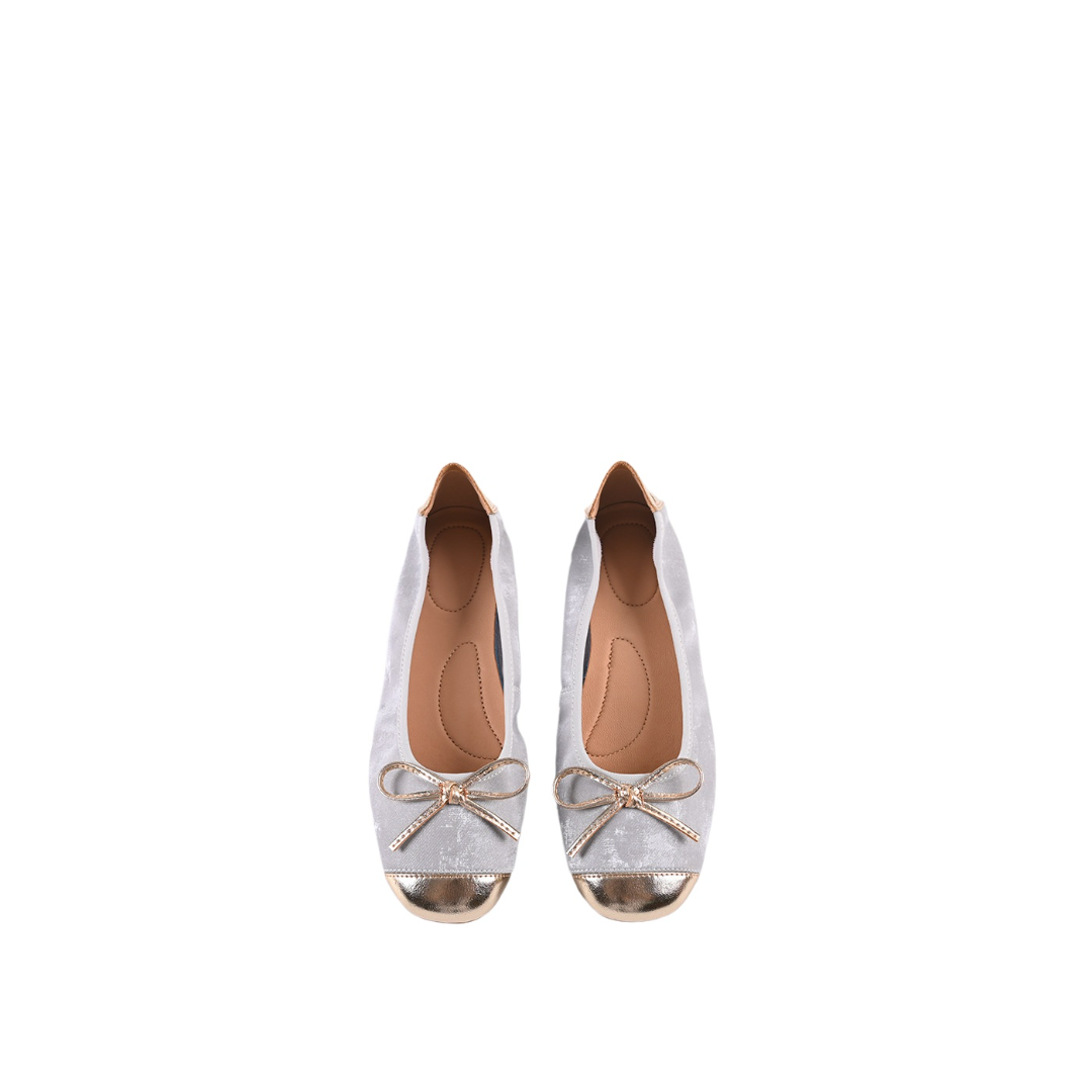 Flache Ballettschuhe