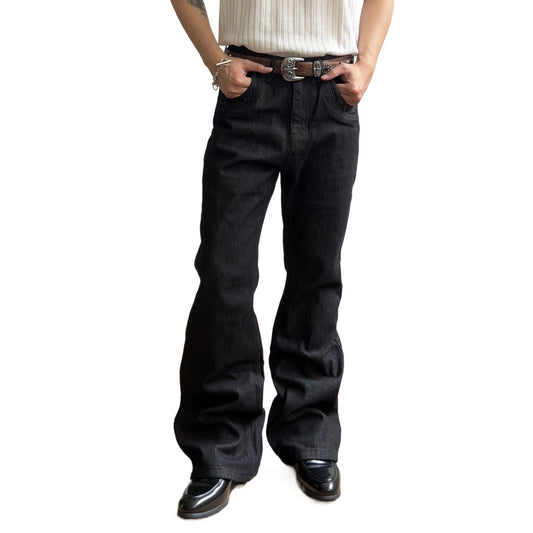 Floral Embroidered Slim-Fit Jeans