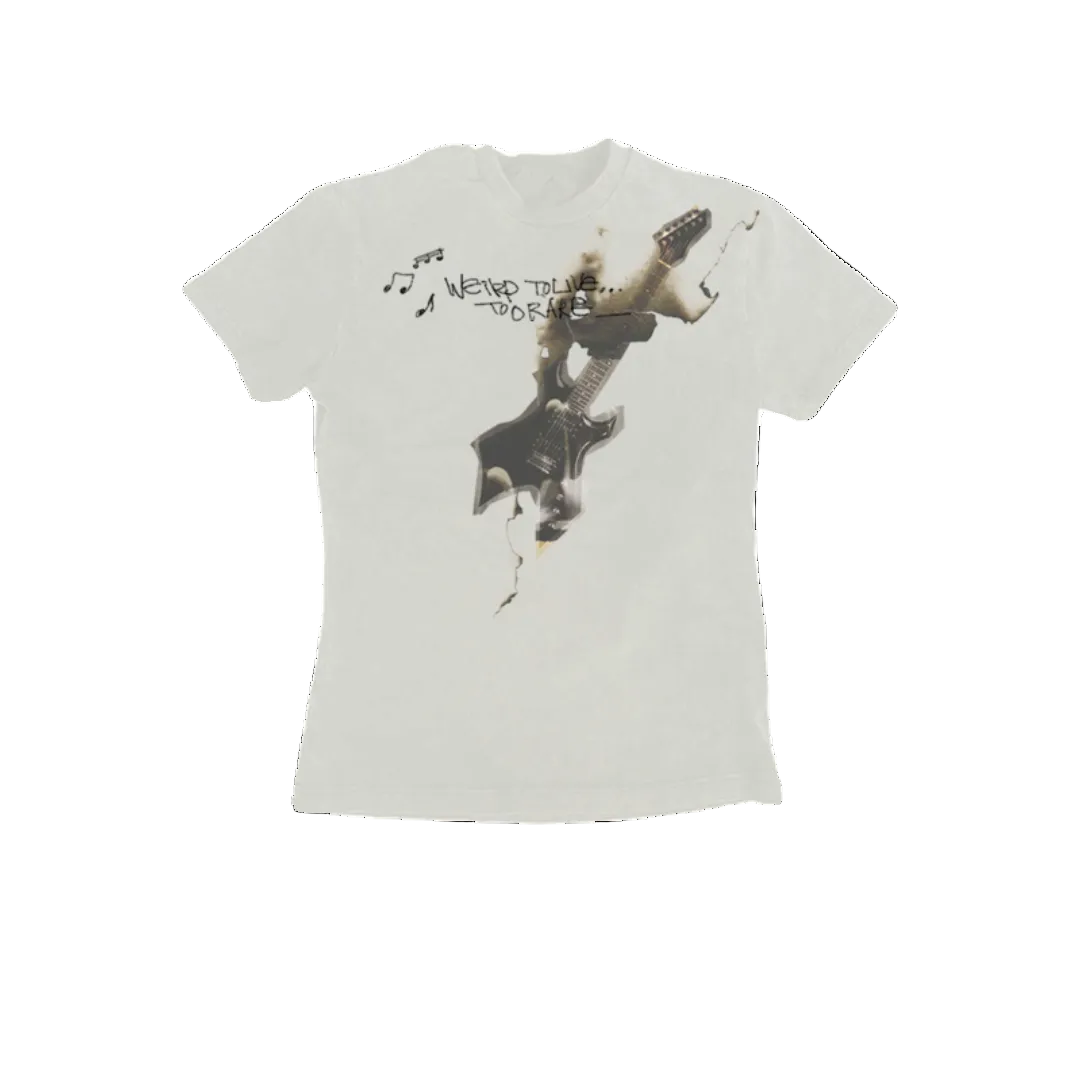 Flaming Guitar Graphic Tee