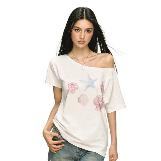 Star Print Long Sleeve Tee