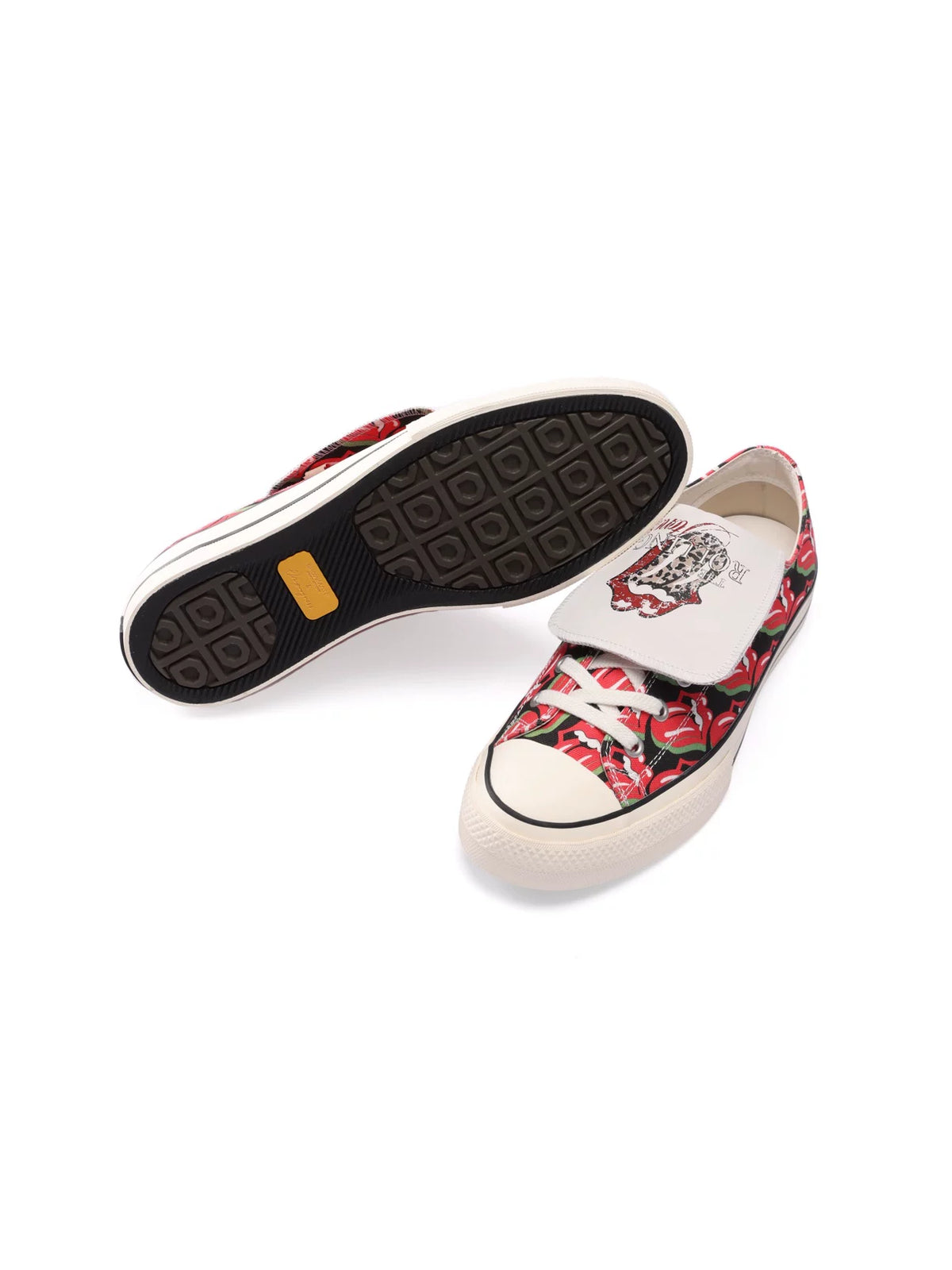 70s All-Over Tongue Print Low-Top Sneakers
