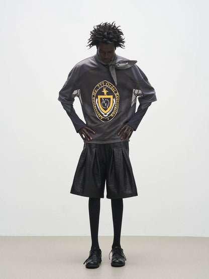 7440 37 1 Cutout Mesh Rugby T-Shirt