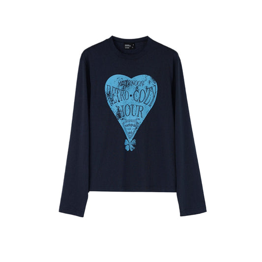 Printed Couple Matching Long Sleeve T-Shirt