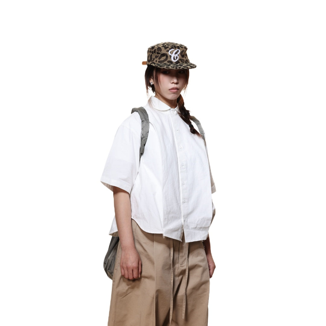 Leopard Flat Top Cap