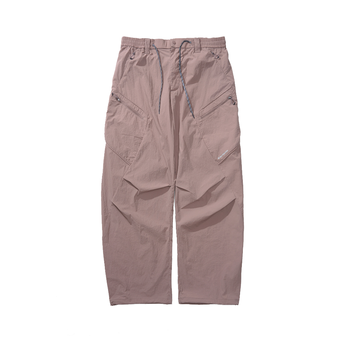 Unisex Water-Repellent Multi-Pocket Drawstring Utility Pants