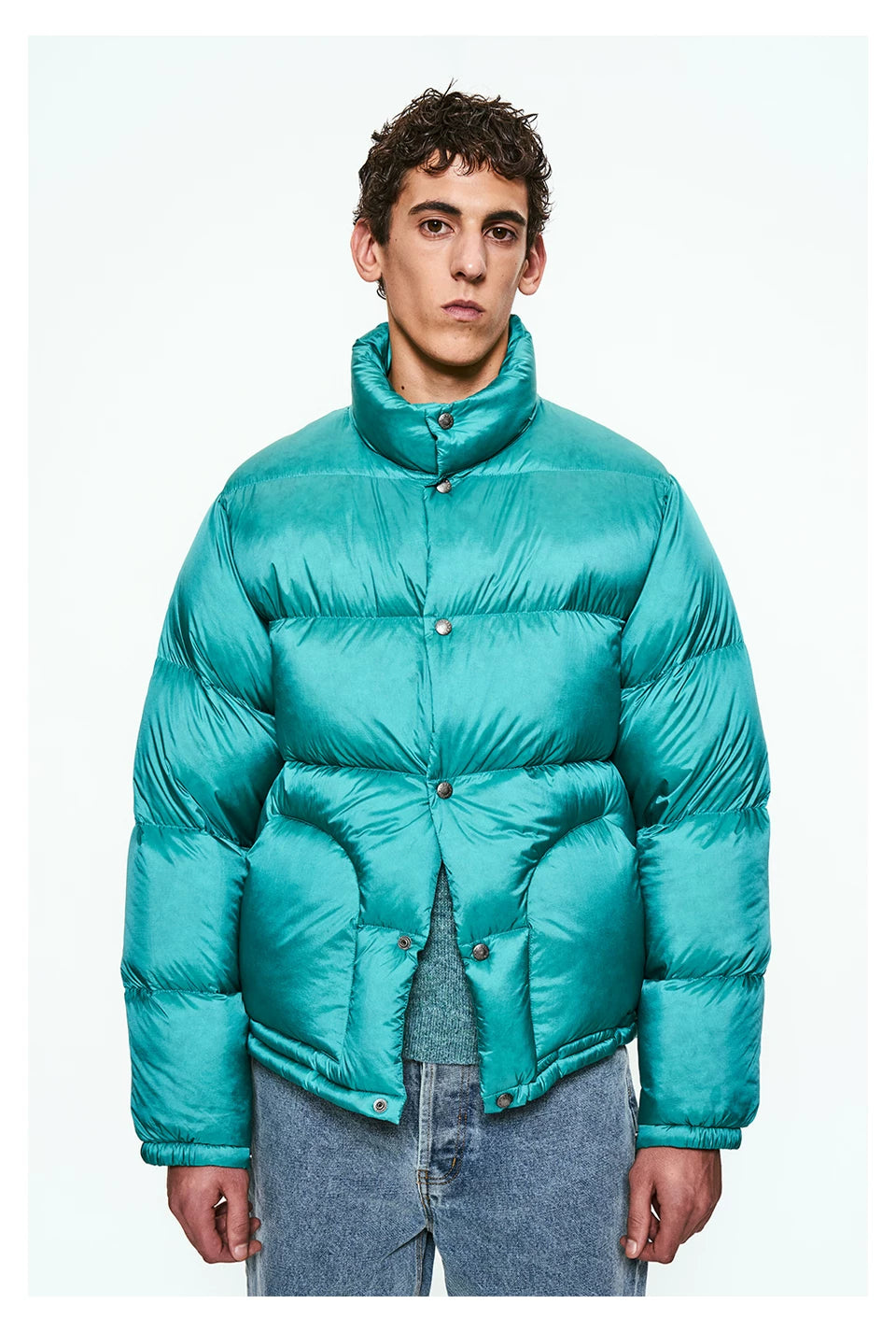 Partimento Lightweight Duck-Down Stand-Collar Jacket