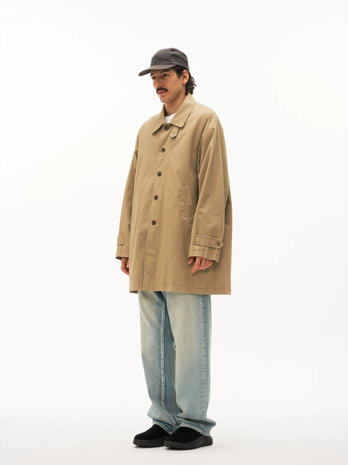 Relaxed Collar Coat