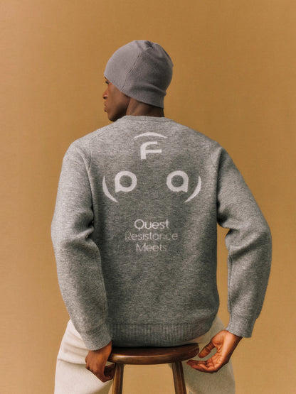 FPA Jacquard Raglan Crew Sweater