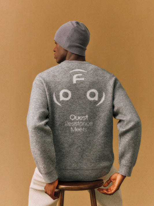 FPA Jacquard Raglan Crew Sweater