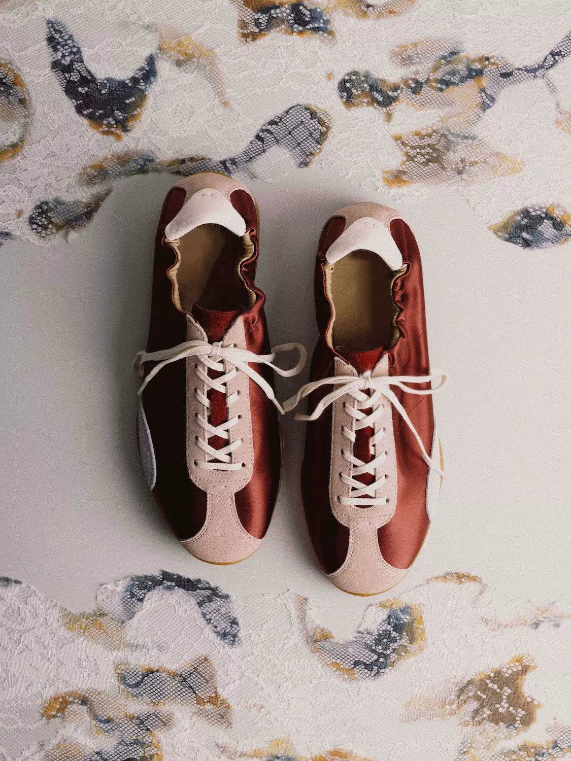 Coin-Pocket Ballet Trainer Sneakers
