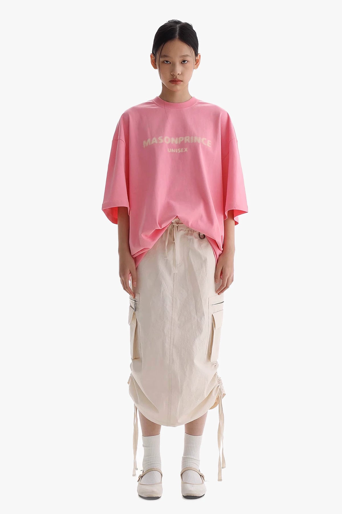 MASONPRINCE Blurred Graphic Cotton T-Shirt