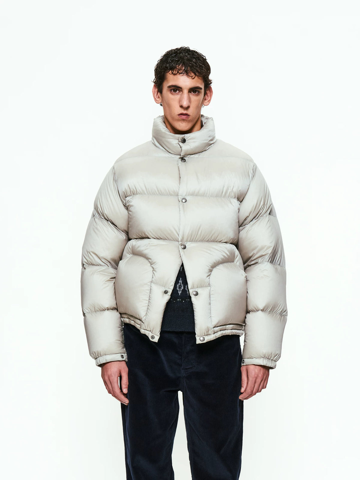 Partimento Lightweight Duck-Down Stand-Collar Jacket