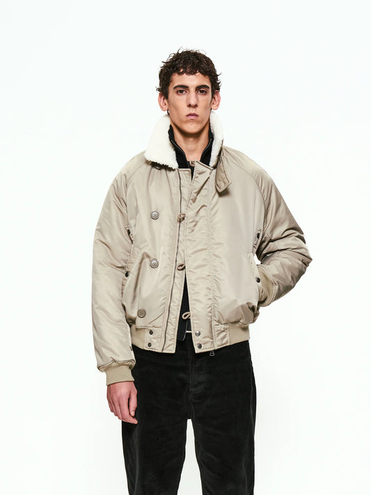Partimento Fleece Stand-Collar Jacket