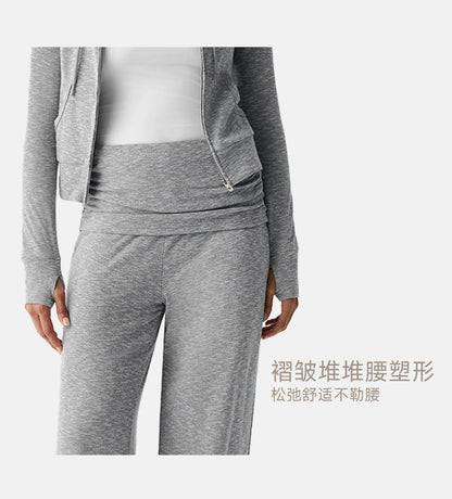 Hooded Zip Jacket and Jogger Set