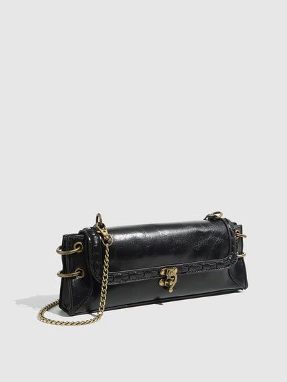 Antique Chain Lock Crossbody Bag product photo