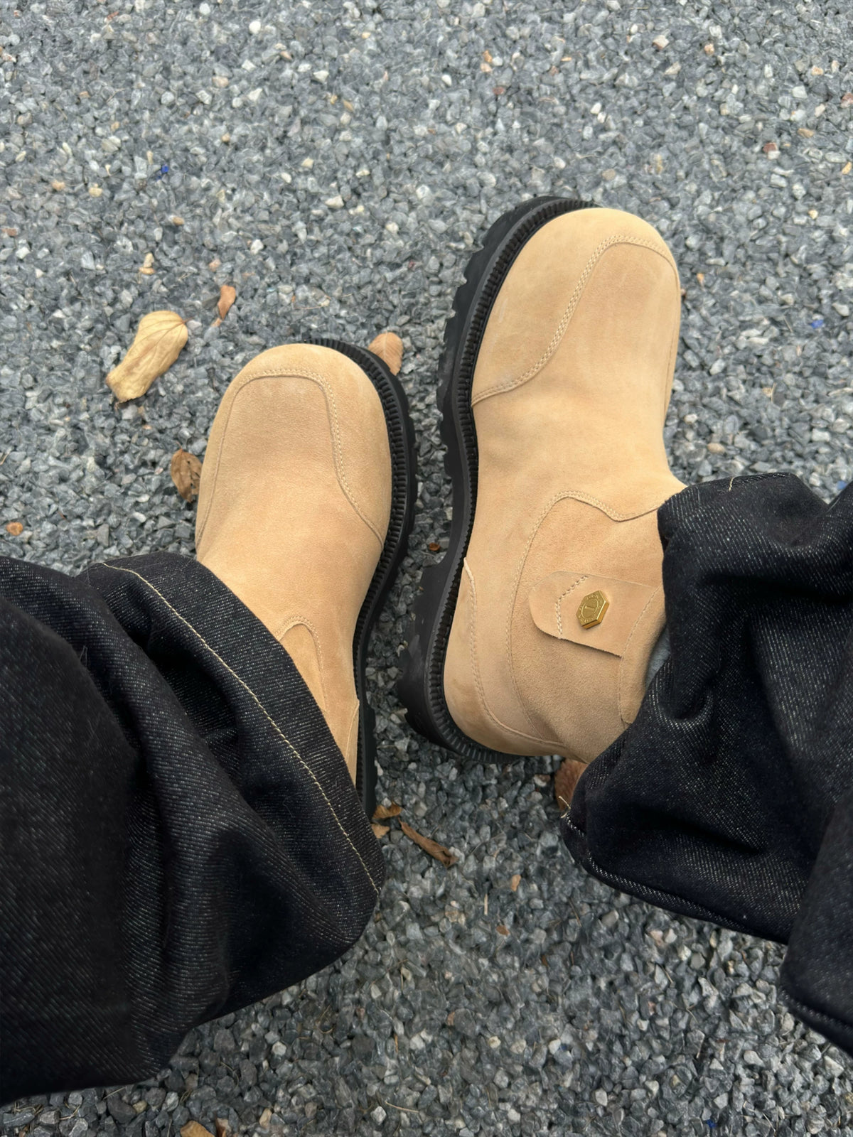 Fleece-Lined Suede Mid-Calf Winter Boots