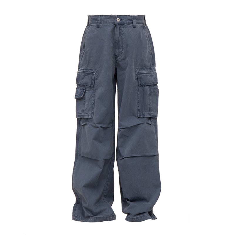 VLABMADE Heavy-Washed Baggy Work Pants