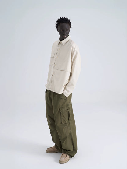Washed Utility Cargo Pants model view