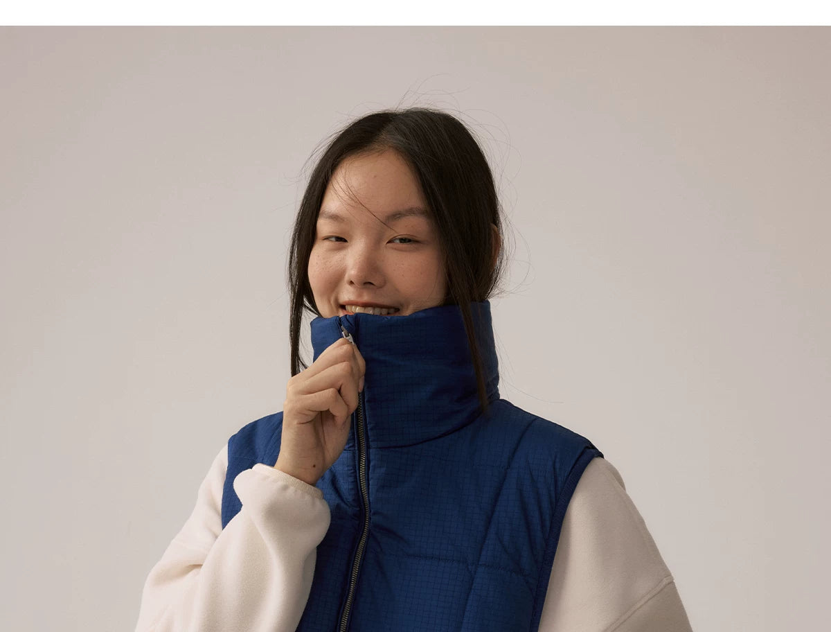Water Repellent Quilted Puffer Vest product view