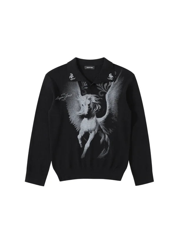 Pegasus Totem Breathable Knit Polo