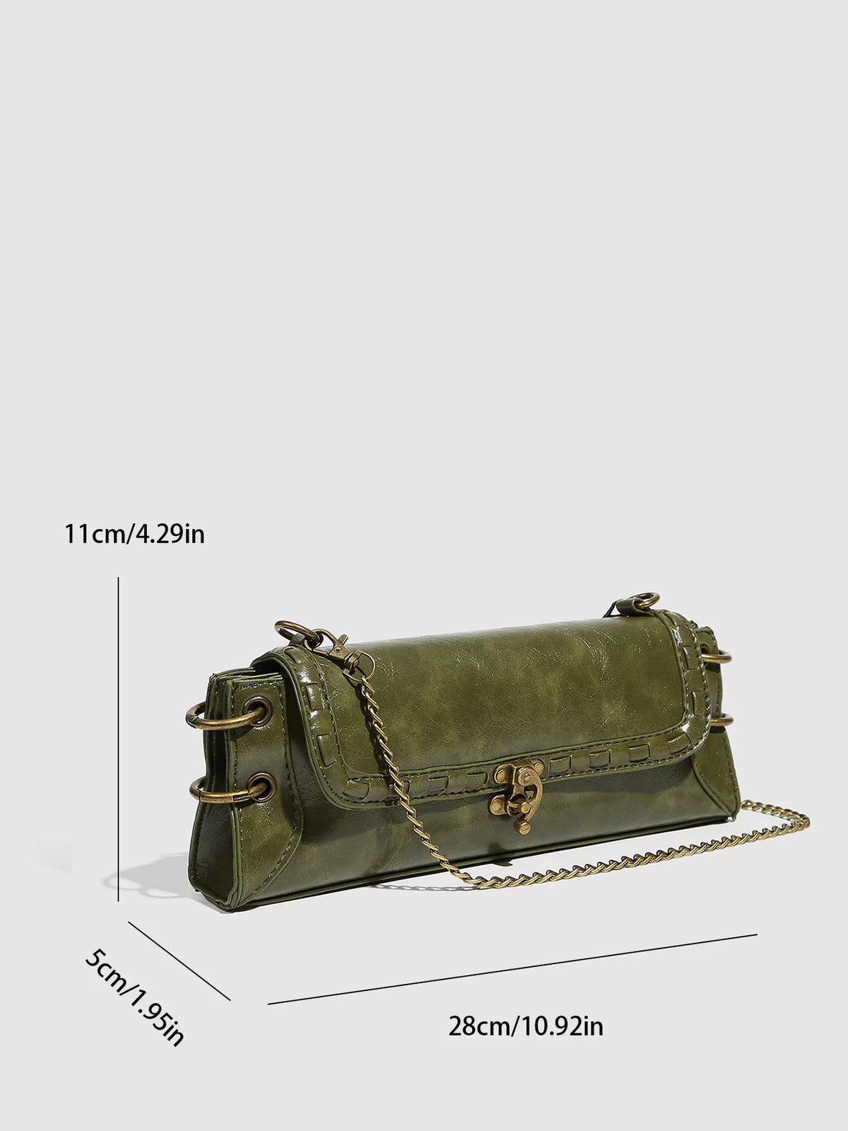 Antique Chain Lock Crossbody Bag product photo