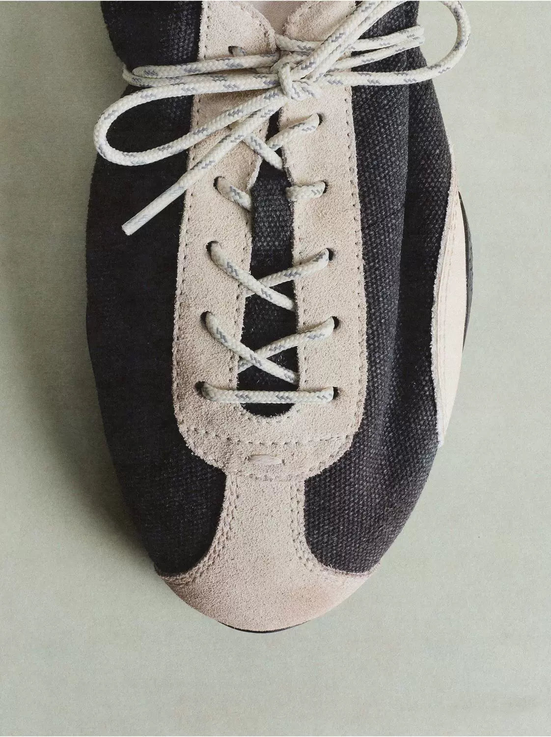 Ruched Colorblock Trainer Sneakers - 360 view 8