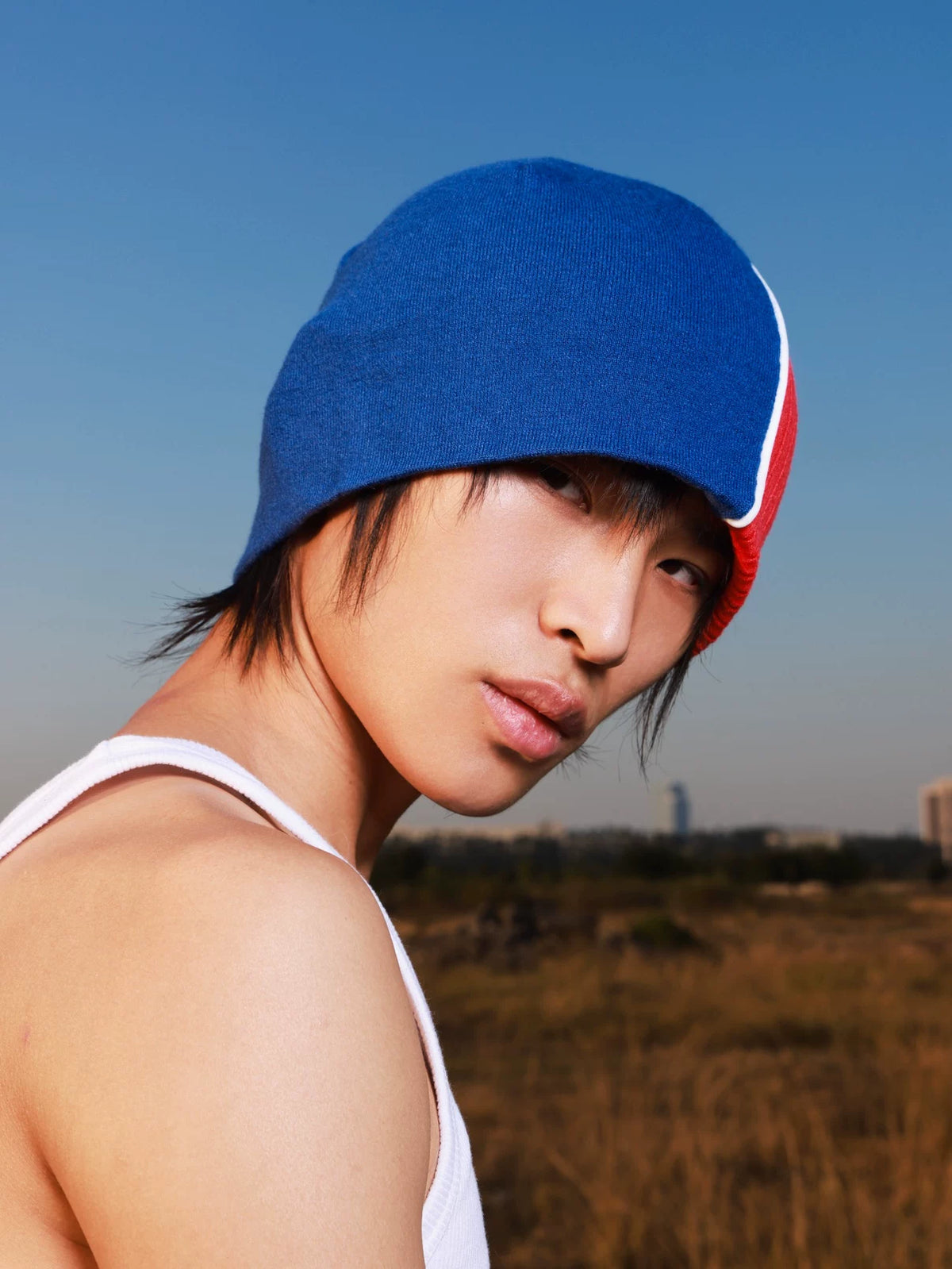 VOWPROGRESS Racing Embroidered Knit Beanie