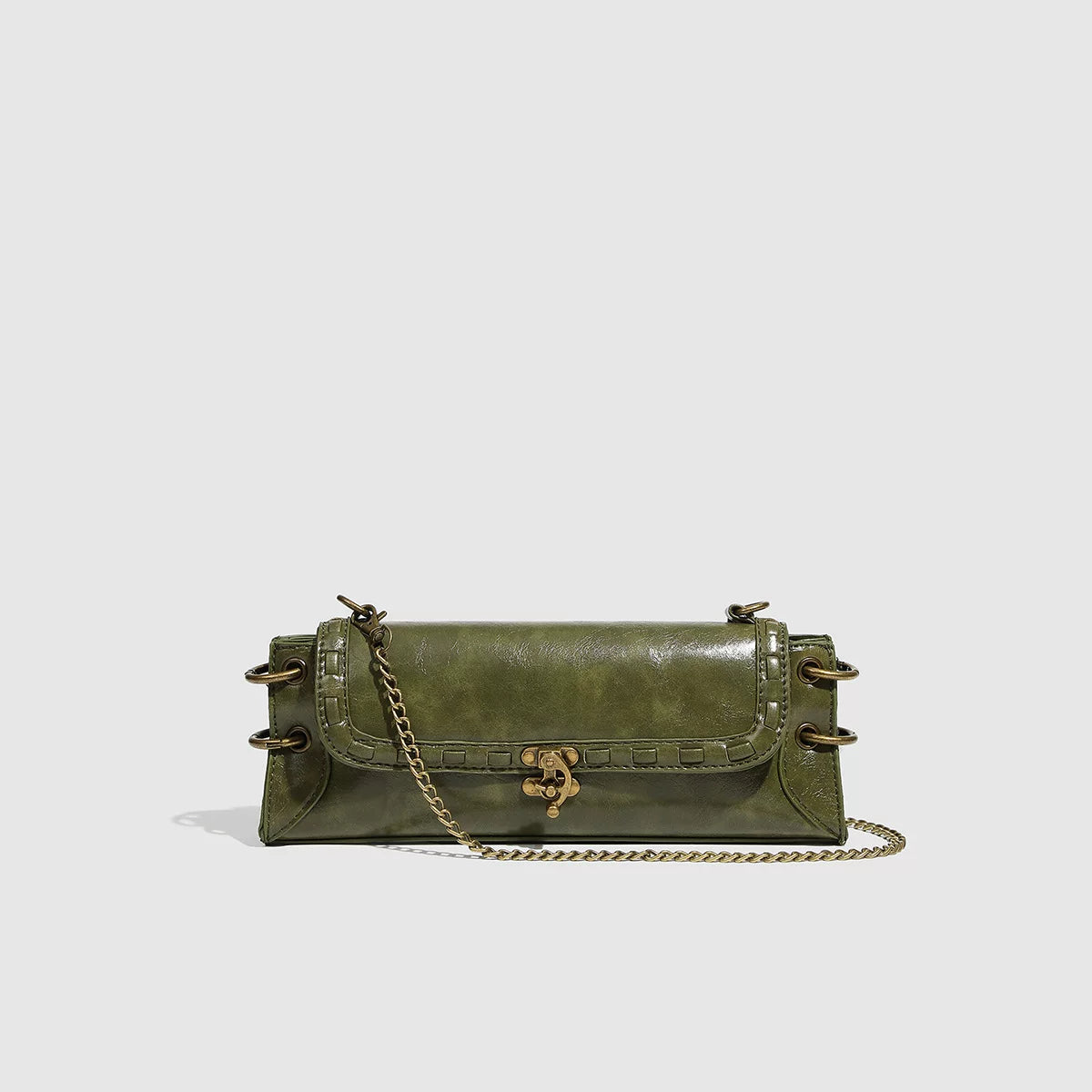 Antique Chain Lock Crossbody Bag product photo
