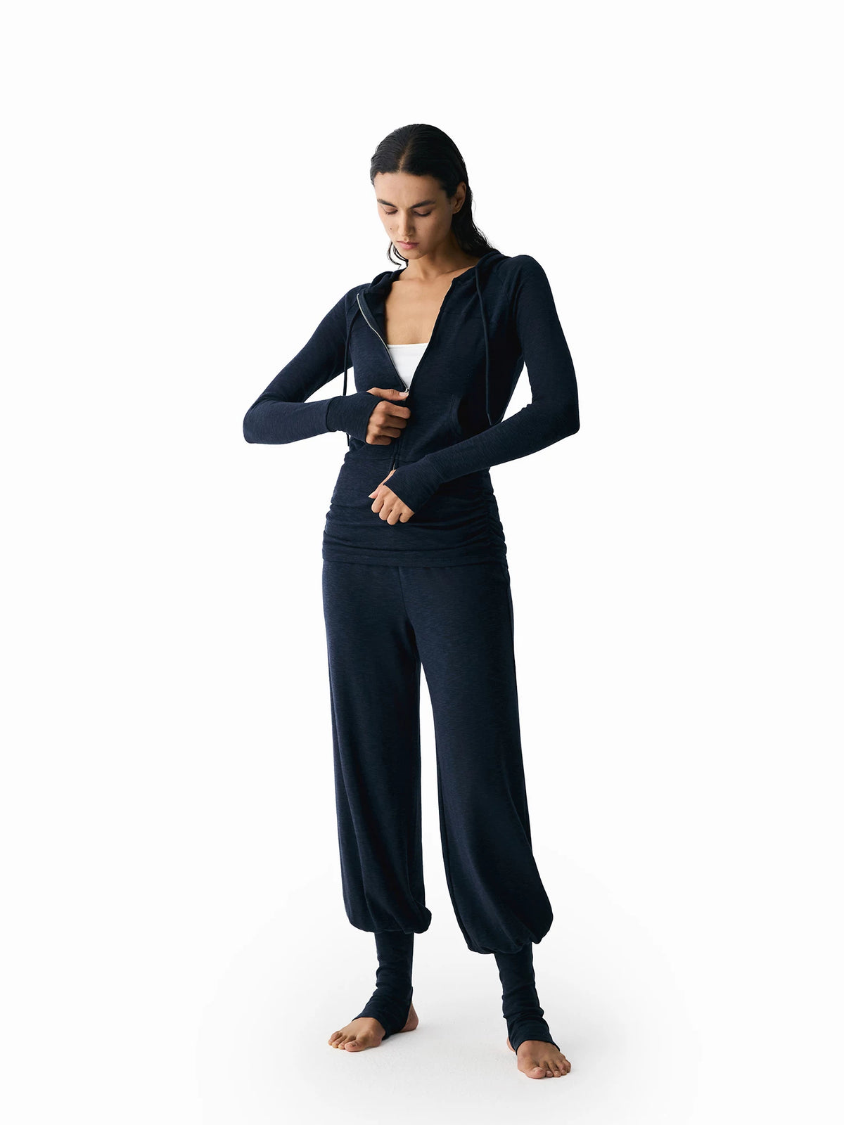 Hooded Zip Jacket and Jogger Set