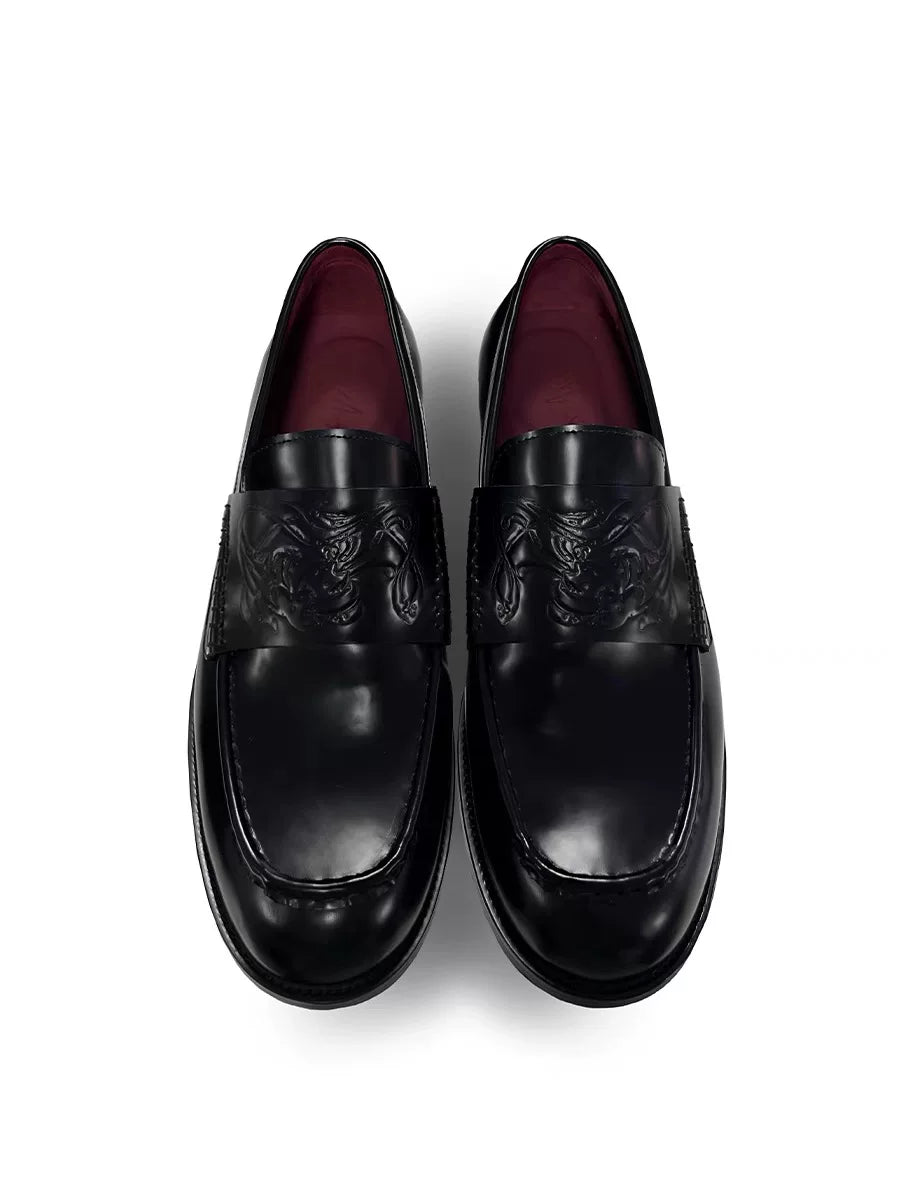Men's Vintage Leather Elevator Loafers