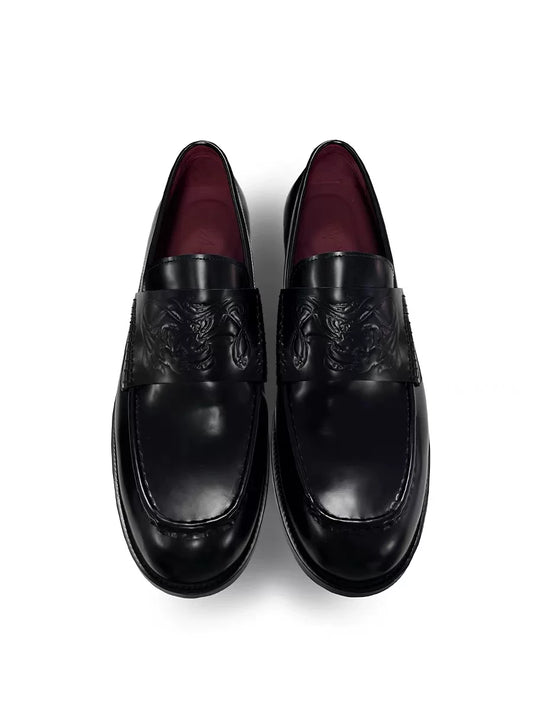 Men's Vintage Leather Elevator Loafers