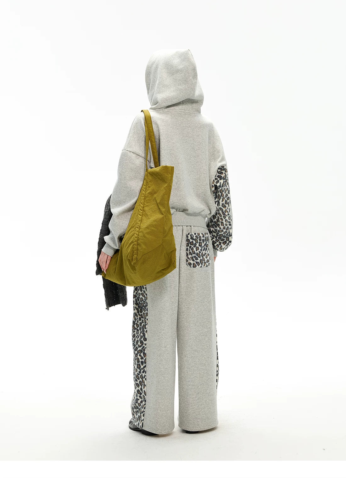 Unisex Leopard Panel Fleece Set