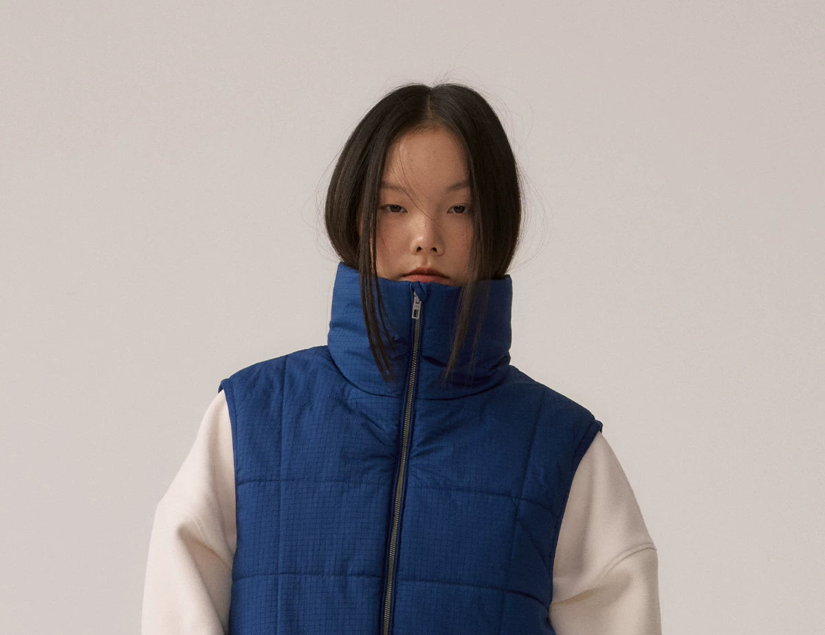 Water Repellent Quilted Puffer Vest product view