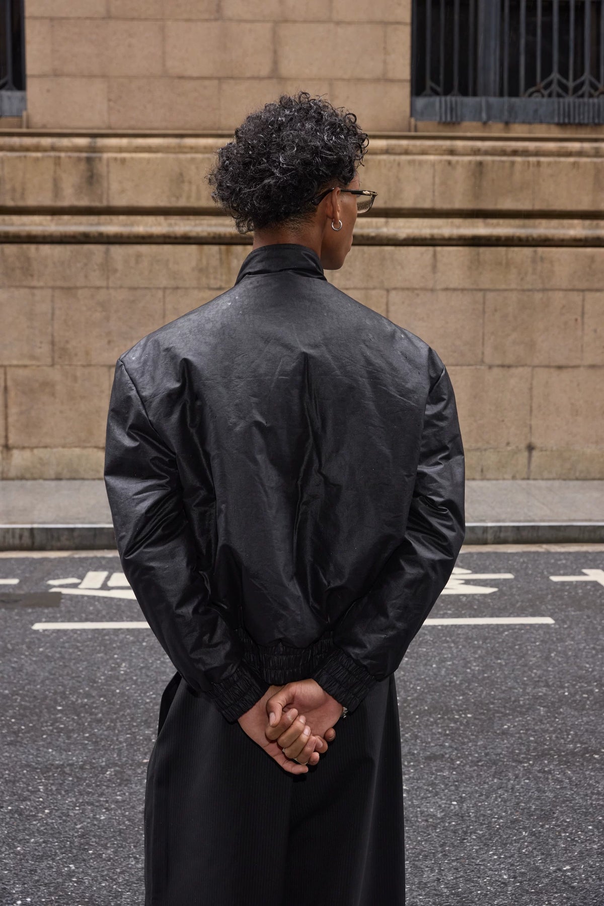 VLABMADE Reversible Waxed Harrington Jacket - 360 view 3