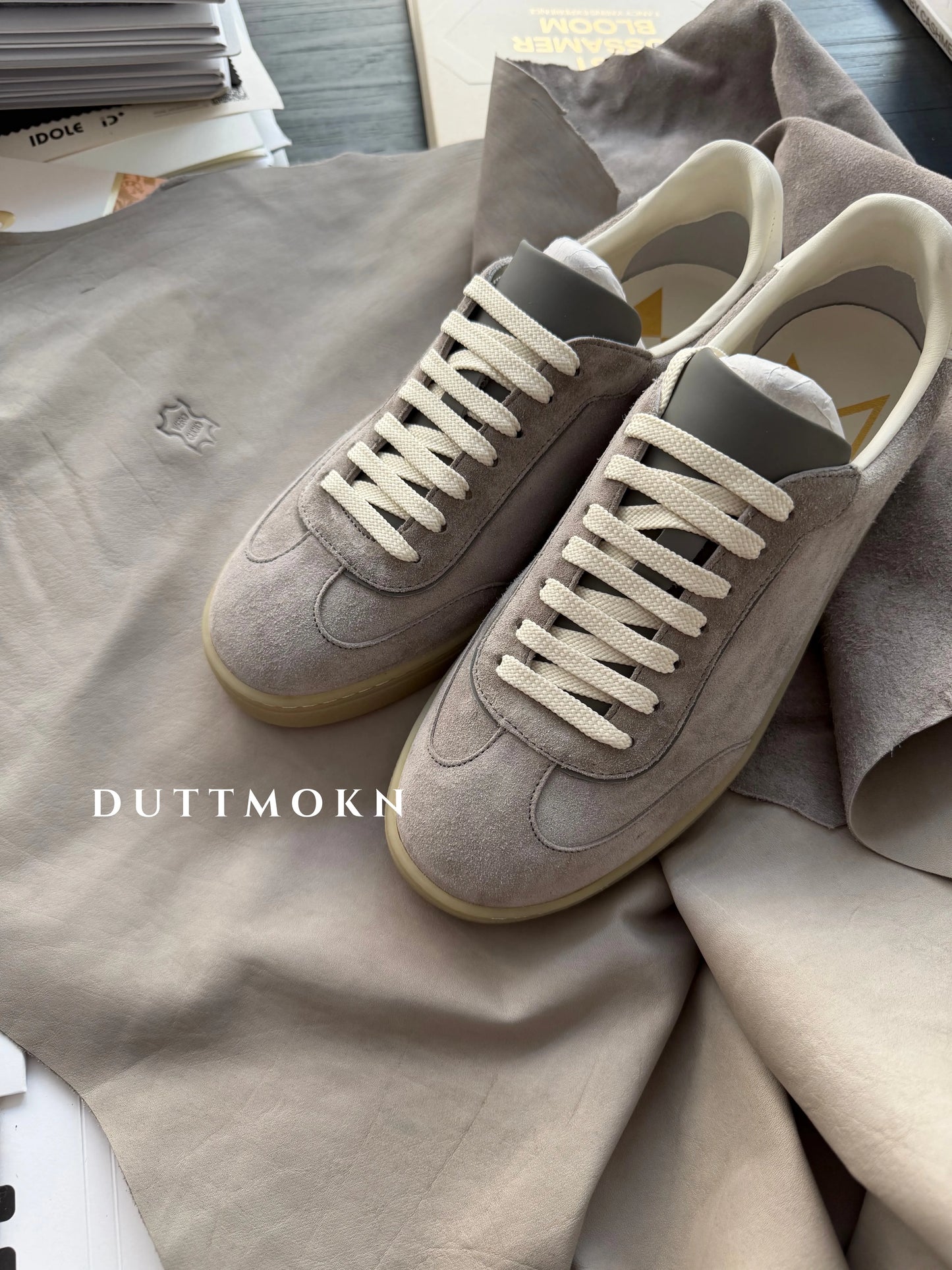 Suede Leather German Trainer Sneakers