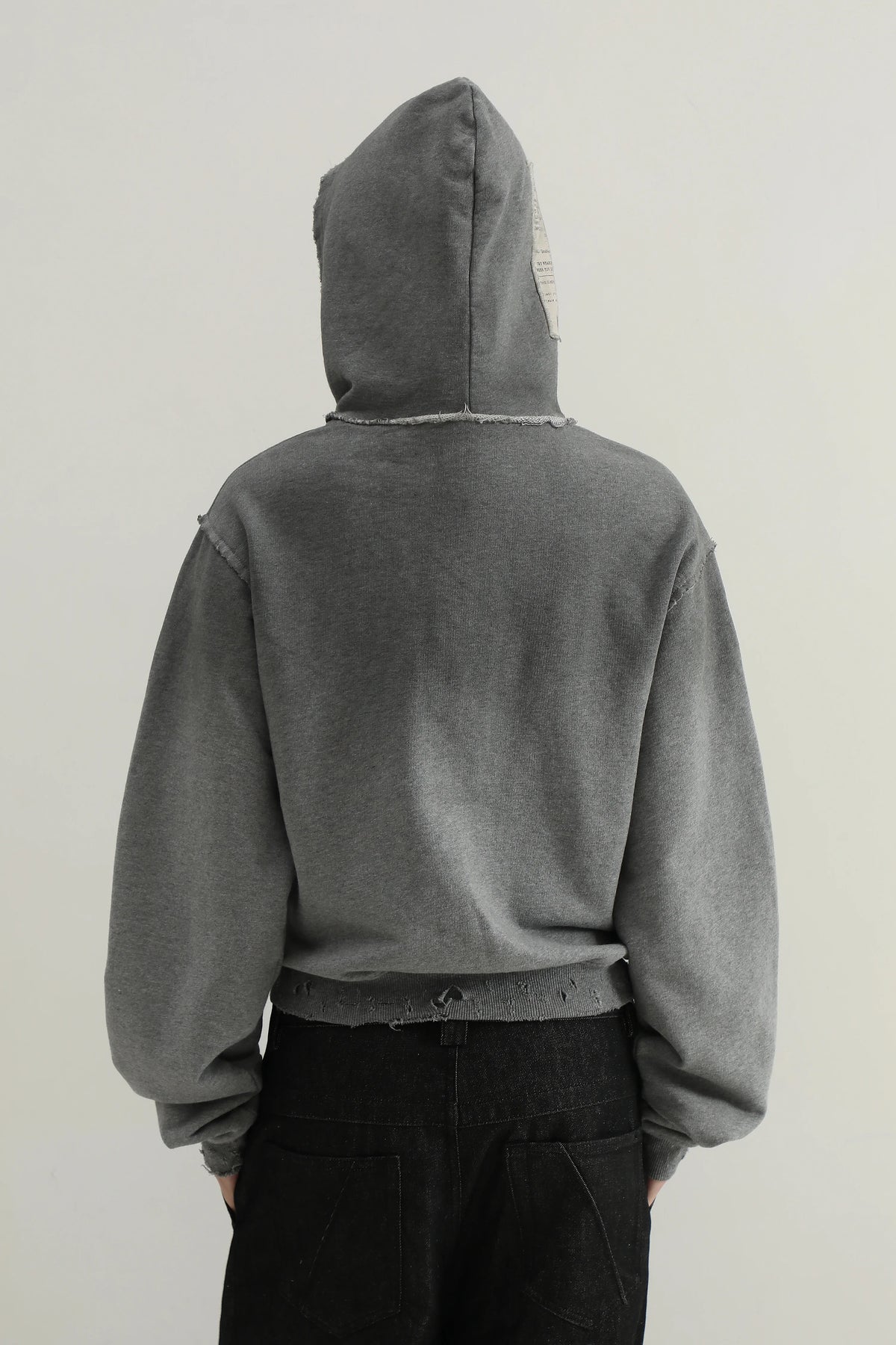 MASONPRINCE Remake Distressed Graphic Hoodie