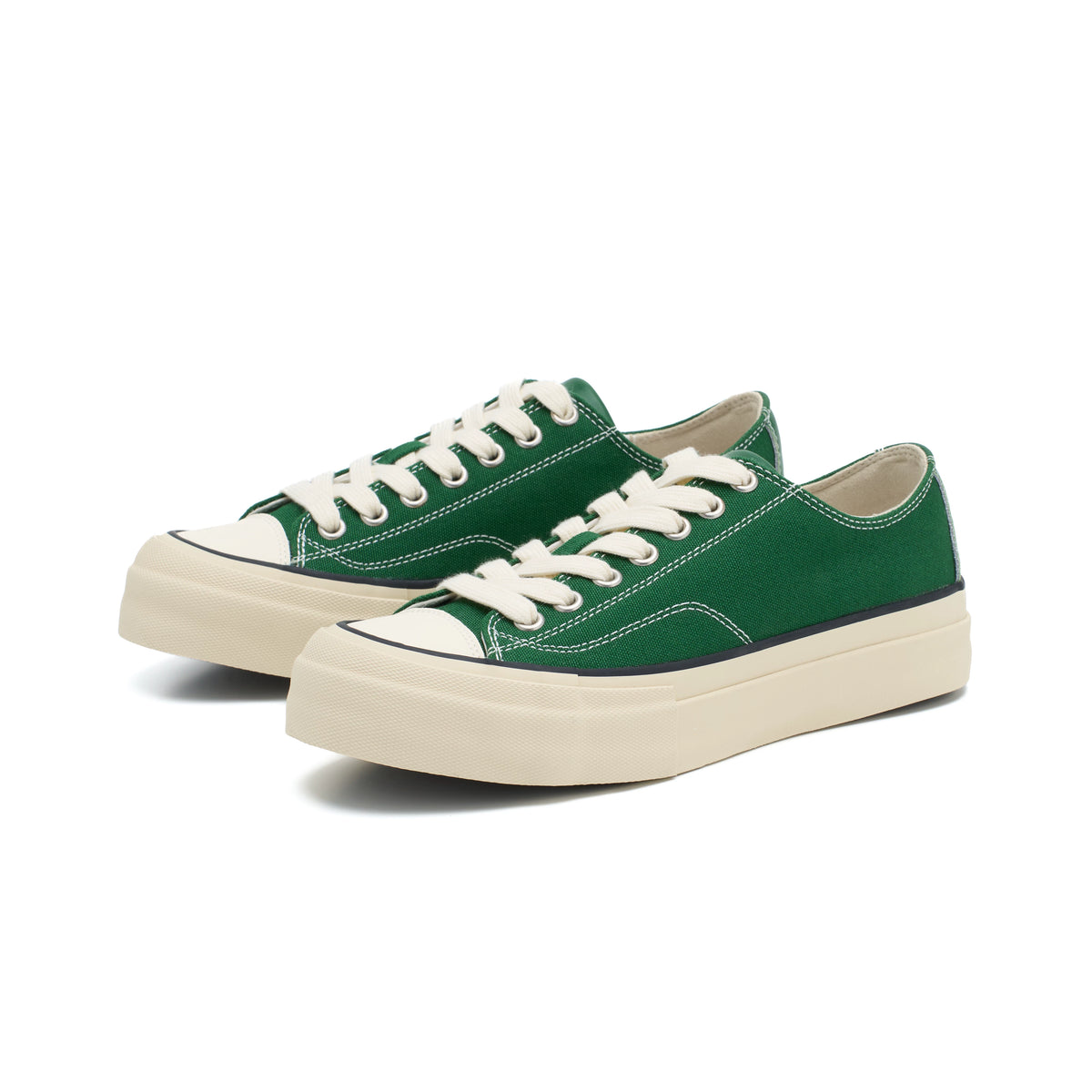 Platform Canvas Low-Top Sneakers