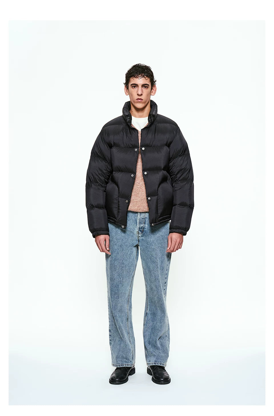Partimento Lightweight Duck-Down Stand-Collar Jacket
