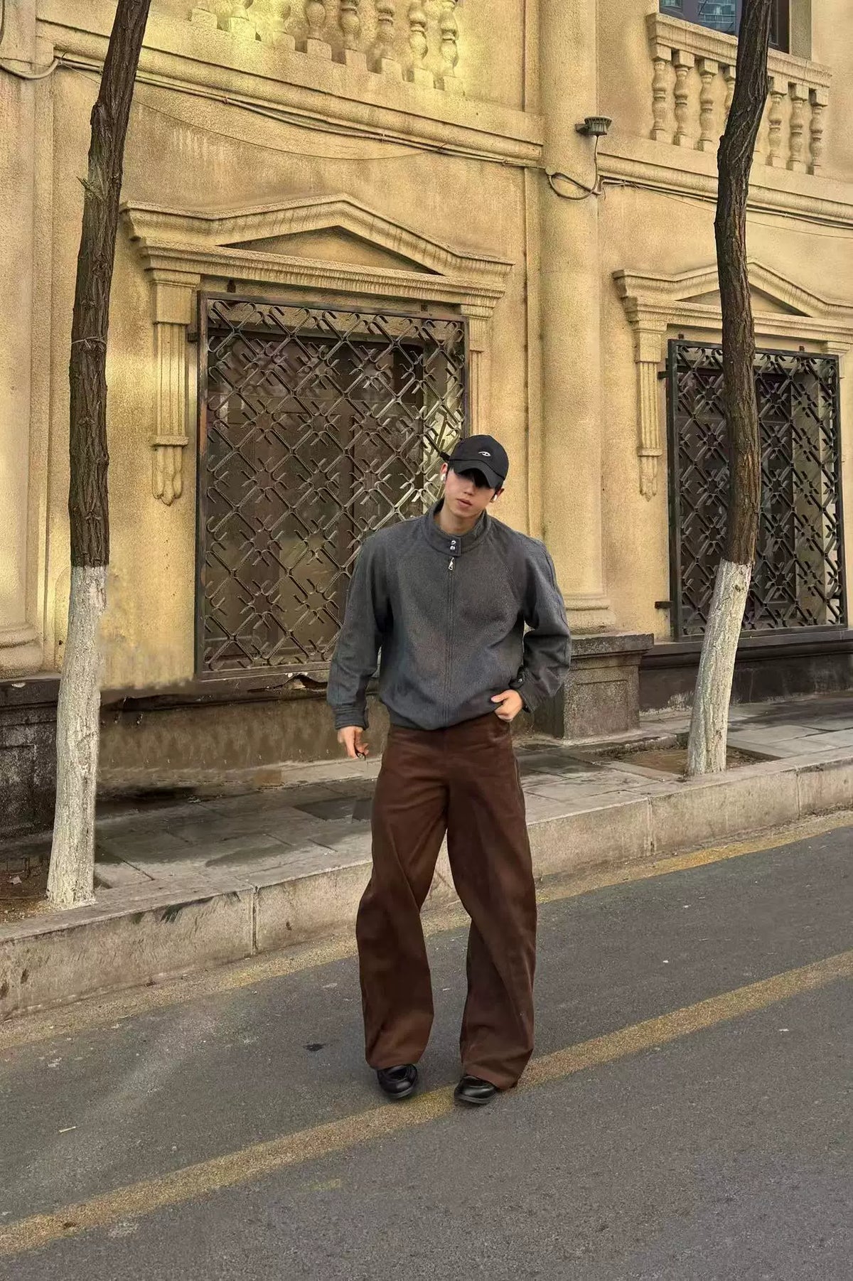 A-Line Corduroy Trousers