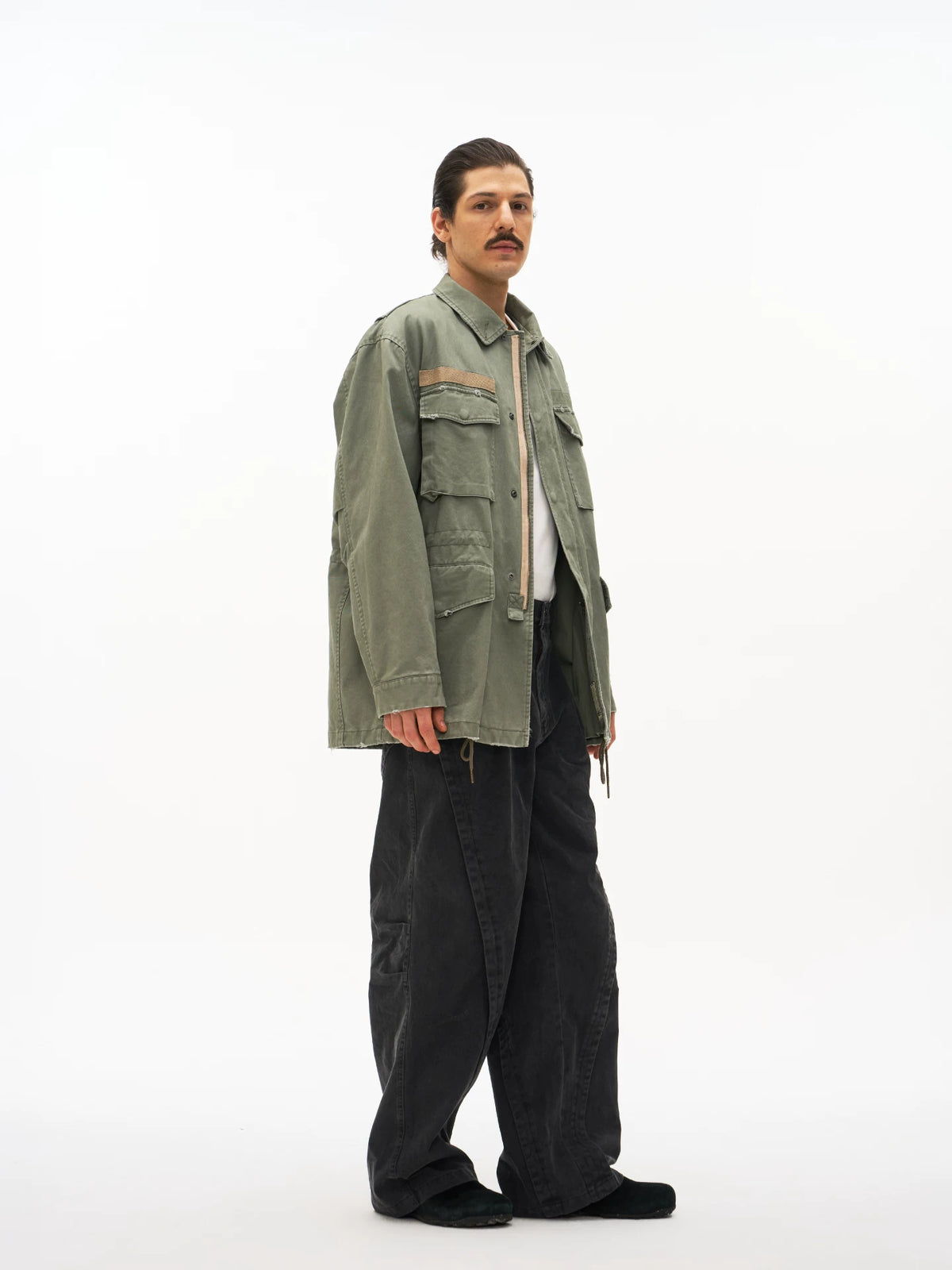 Utility Panel Straight-Leg Pants product view