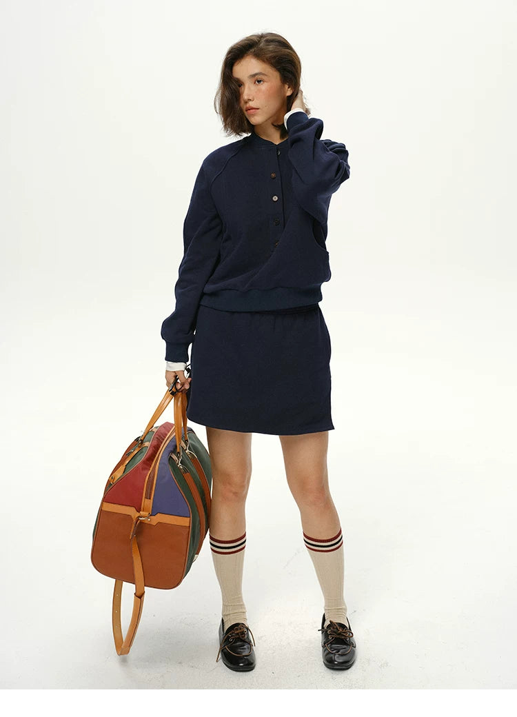 Embroidered Cotton Crew Neck Sweatshirt - 360 view 12