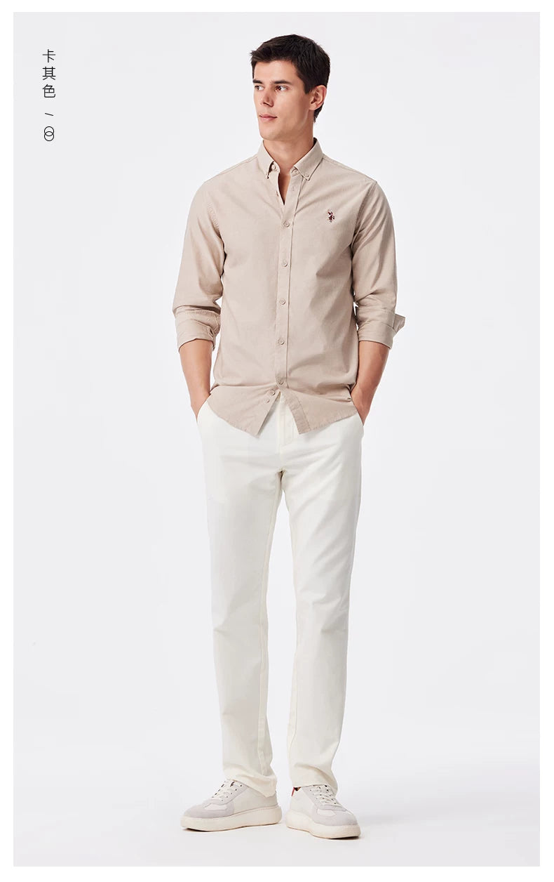 U.S. Polo Assn. Men's Lightweight Long Sleeve Dress Shirt