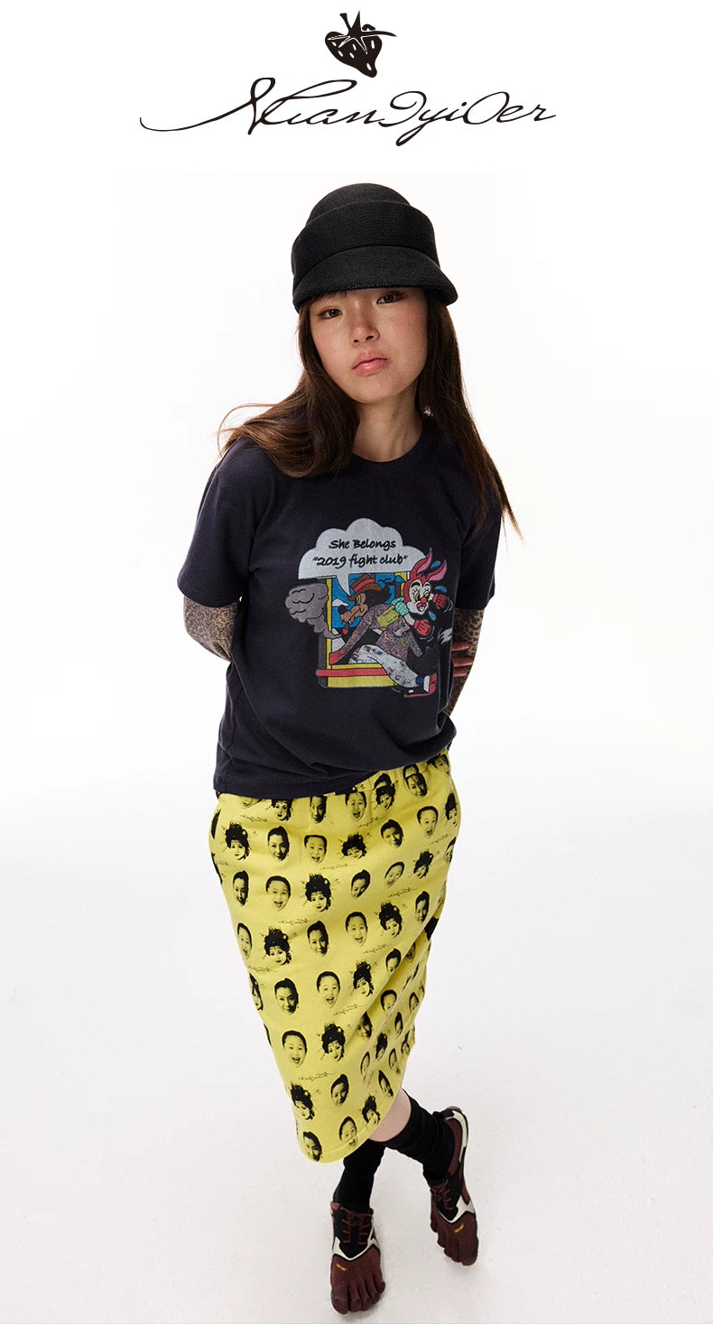 Layered Graphic Long Sleeve T-Shirt