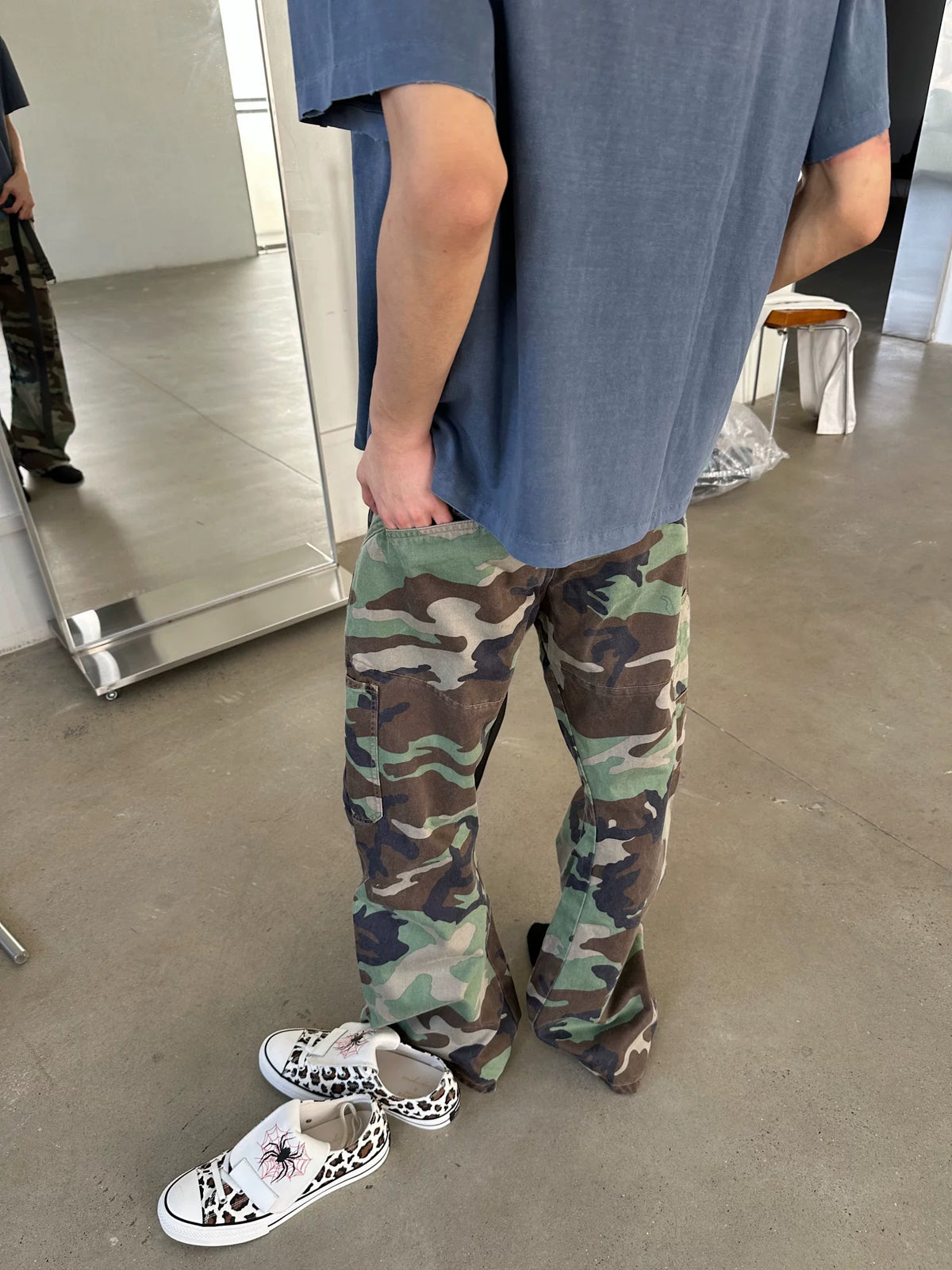 Camo Leopard Cargo Pants — camo leopard cargo pants view