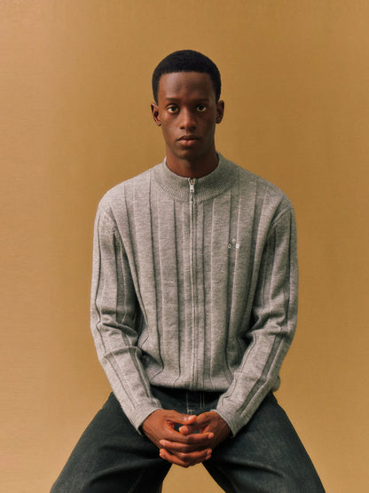 FPA Ribbed Knit Zip Jacket