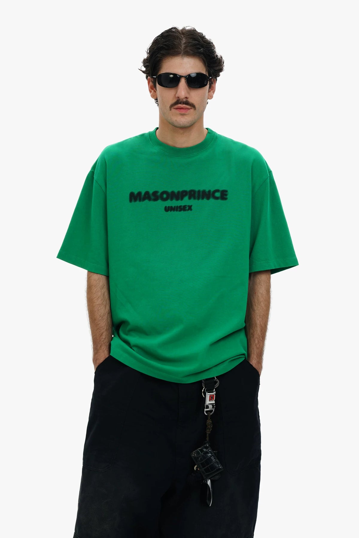 MASONPRINCE Blurred Graphic Cotton T-Shirt