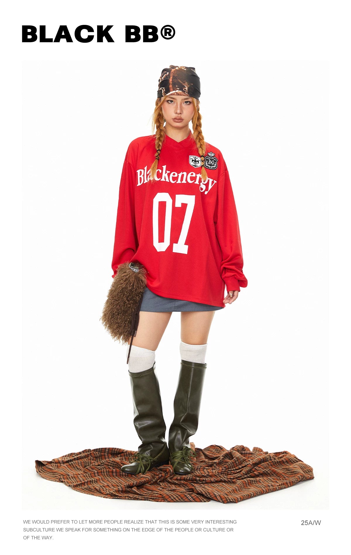 Number 07 V Neck Long Sleeve T-Shirt